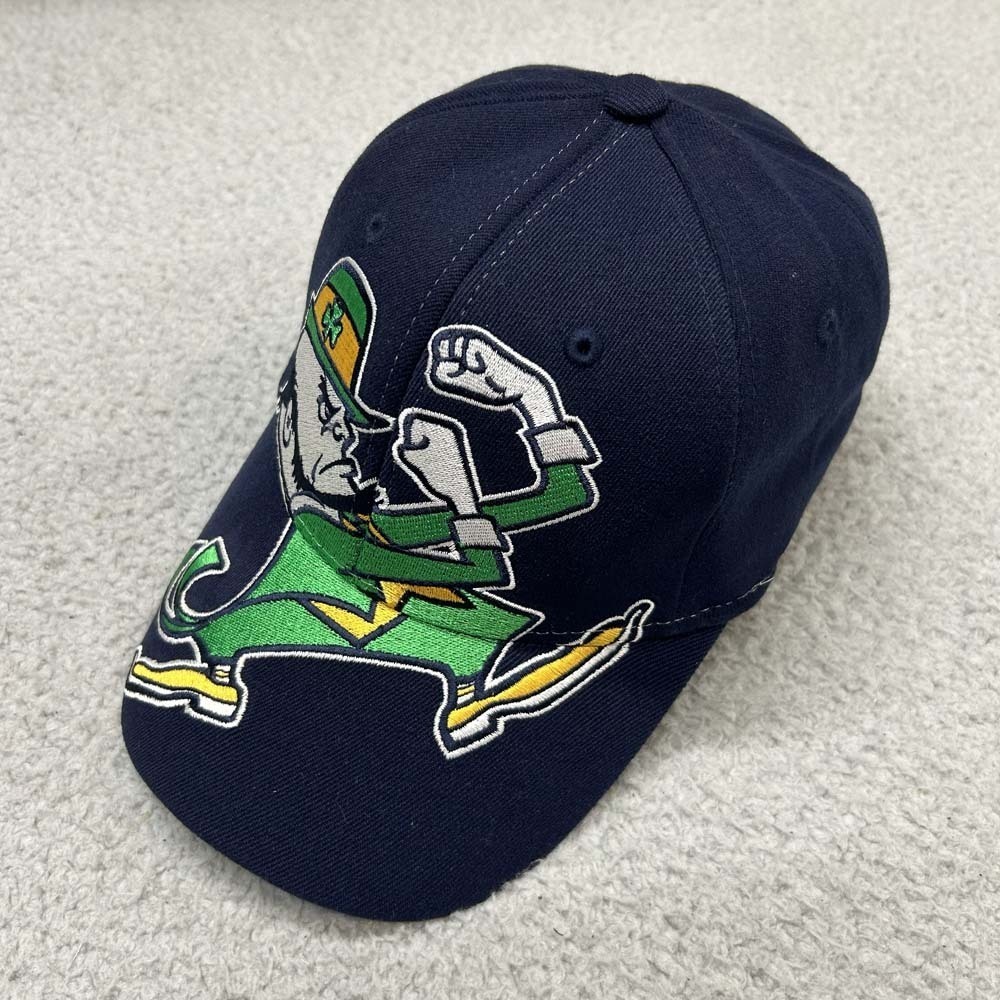 Notre Dame Fighting Irish Lucky  Hat One Size Baseball Cap Big Logo Emrboidered